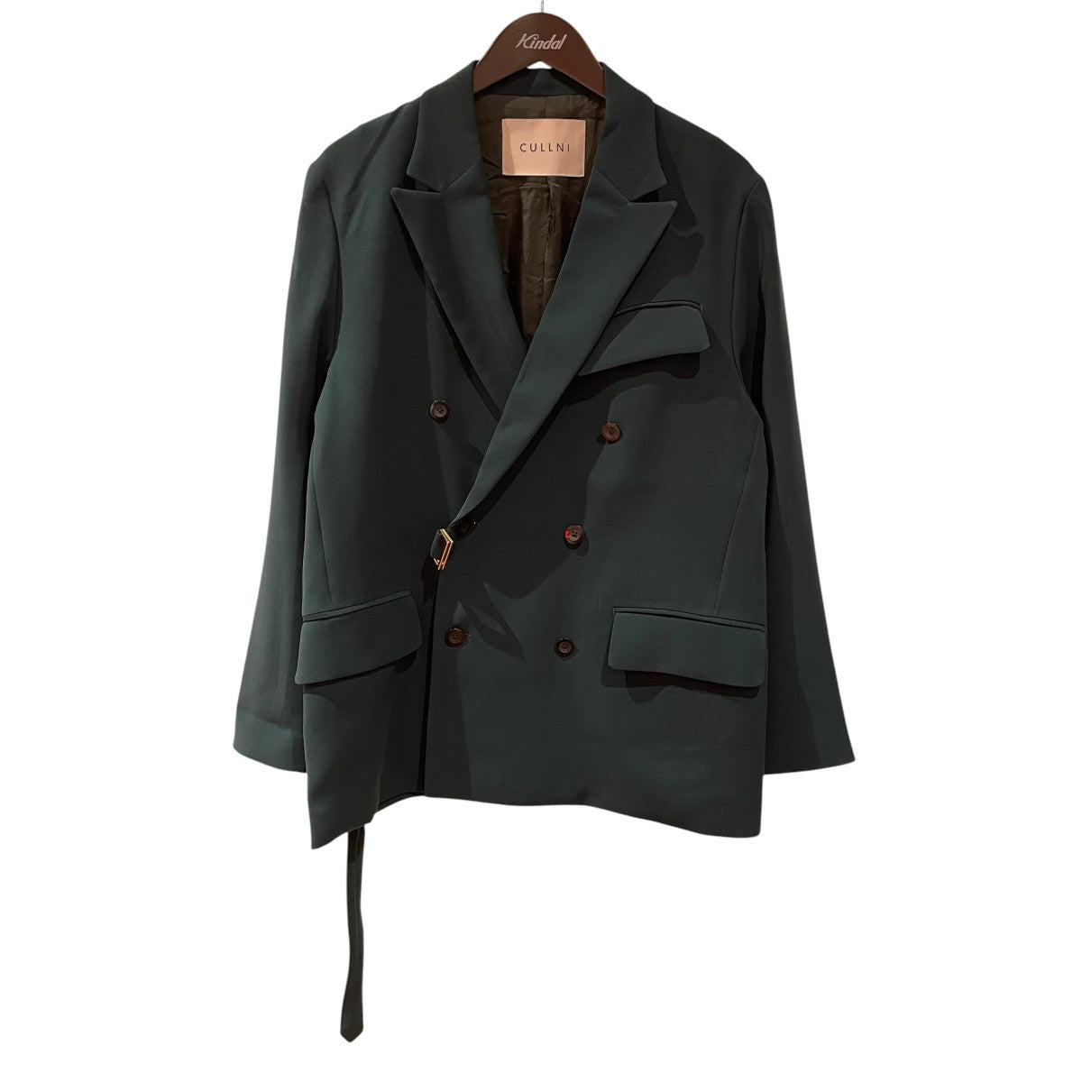Double Satin Tie Locken Double-Breasted Jacketテーラードジャケット22-AW-027
