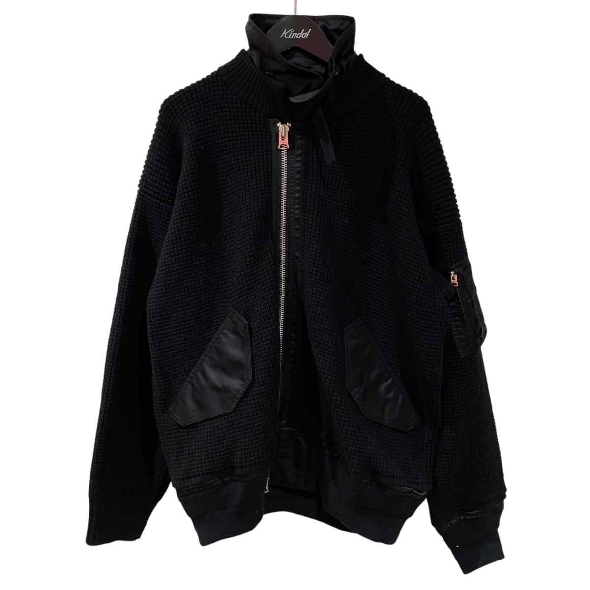 sacai JACKETニットジャケット21-02631M 古着・中古-1枚目のアイテム画像
