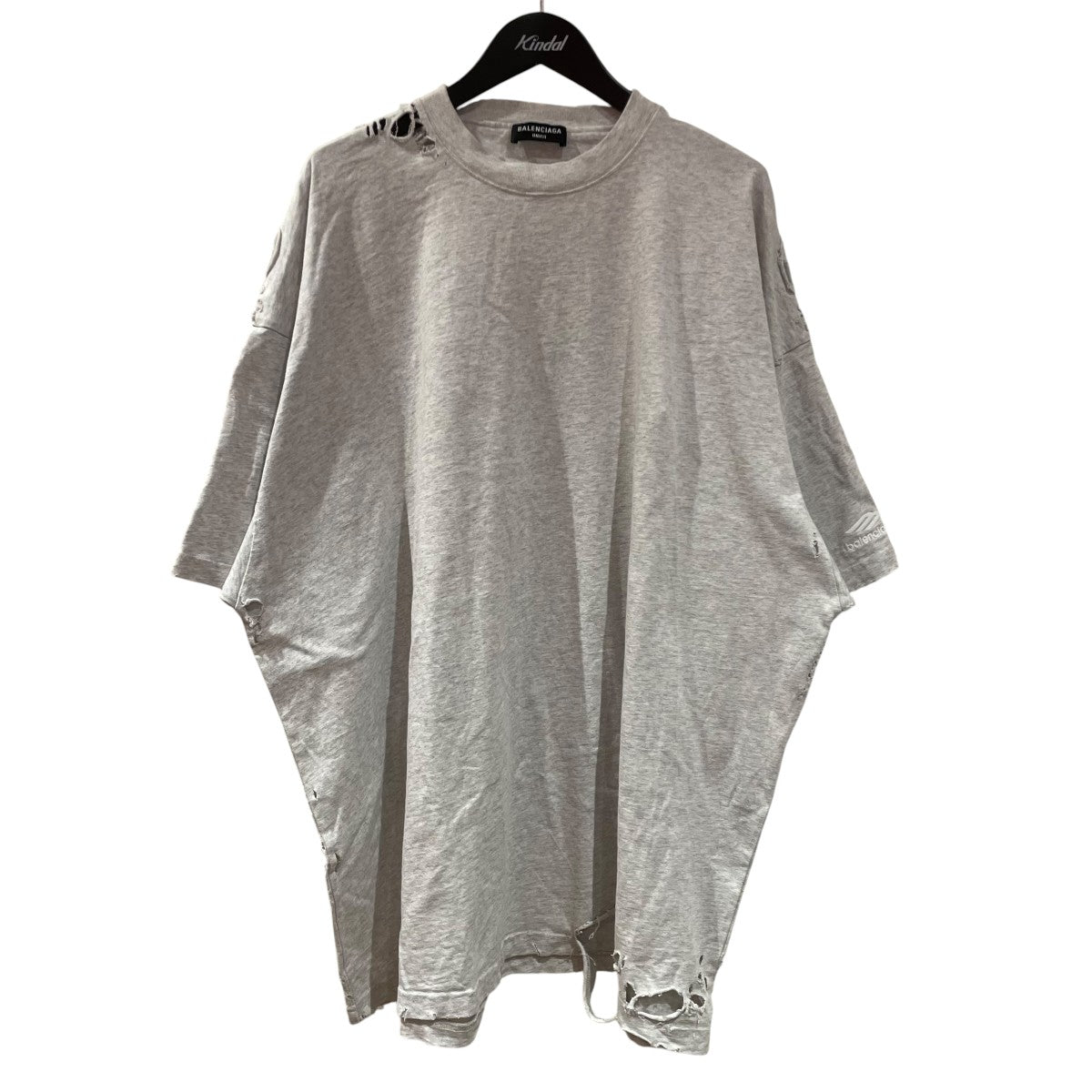 BALENCIAGA デストロイ加工半袖Tシャツ704056 古着・中古-1枚目のアイテム画像