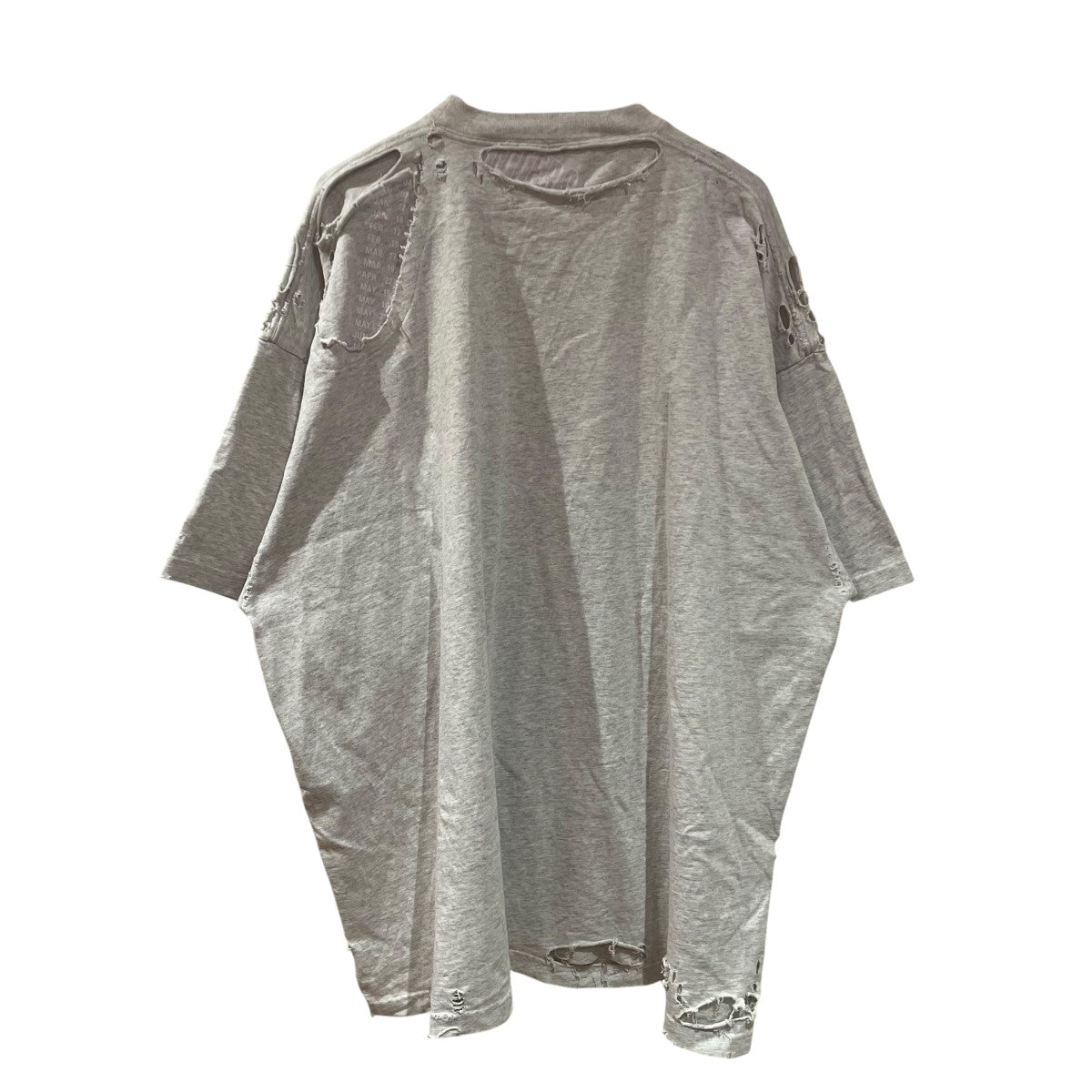 BALENCIAGA デストロイ加工半袖Tシャツ704056 古着・中古-2枚目のアイテム画像