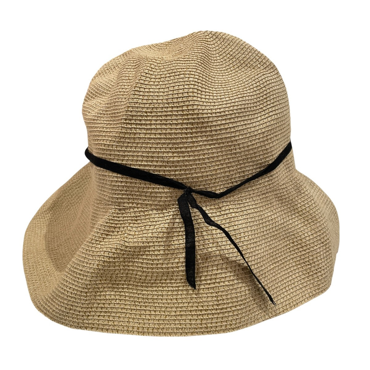 WR paper braid light hat wideストローハットmpb 01w