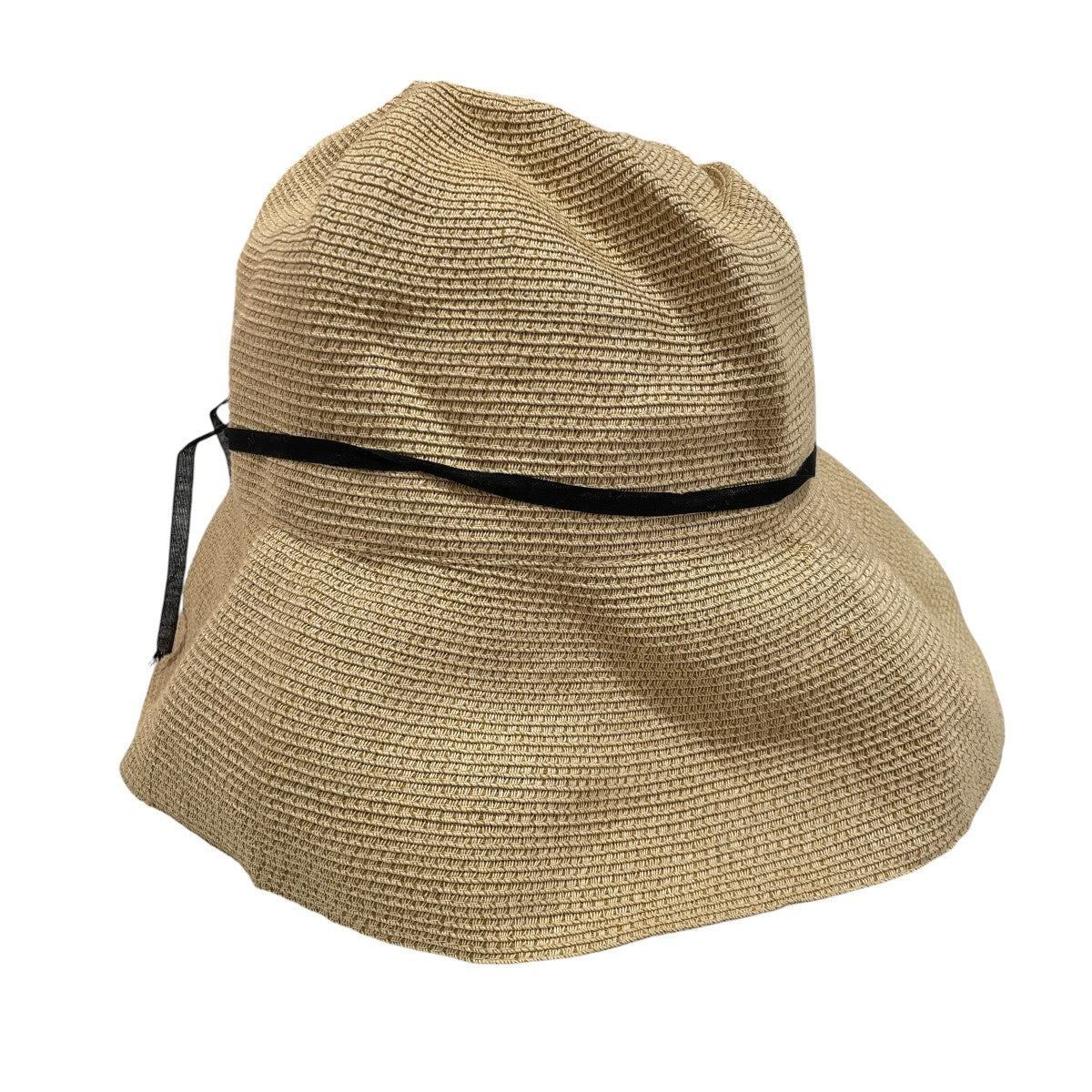 WR paper braid light hat wideストローハットmpb 01w
