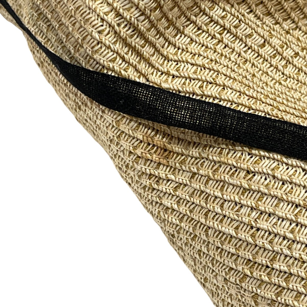WR paper braid light hat wideストローハットmpb 01w