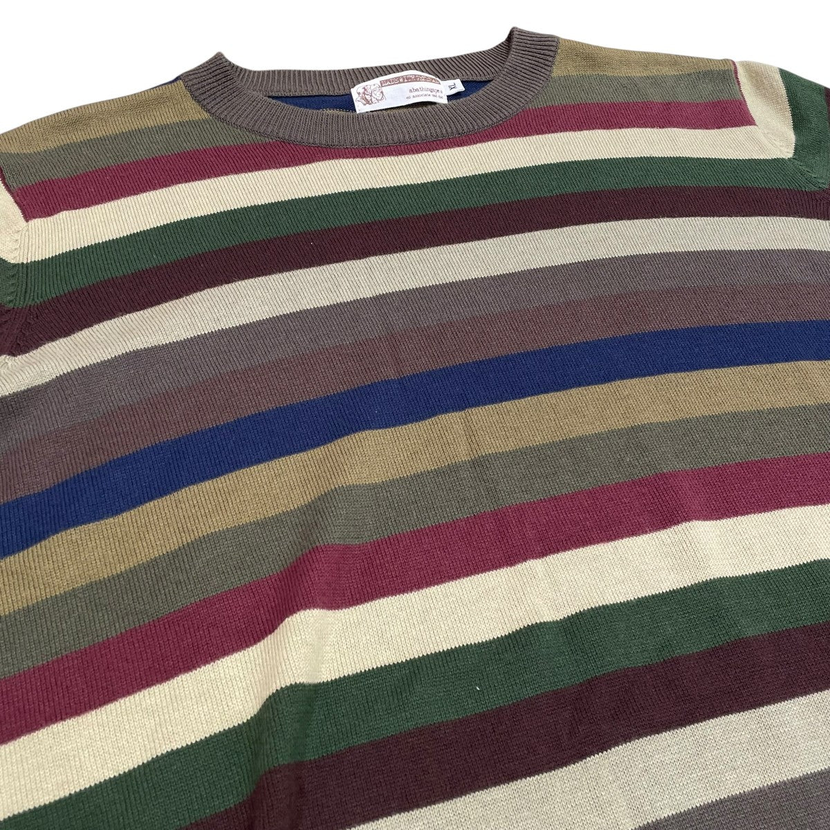 A BATHING APE ボーダー ニット A BATHING APE(アベイシングエイプ) ボーダーニット マルチカラー
