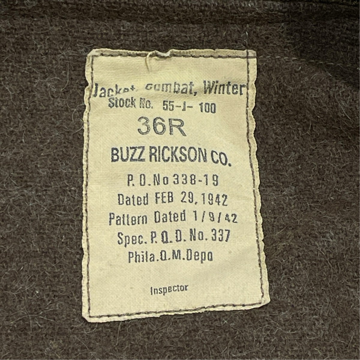 Buzz Rickson’s JACKETジャケットBR10944 古着・中古-10枚目のアイテム画像