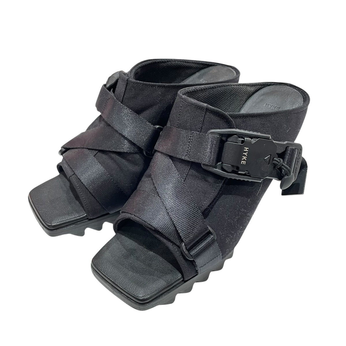 HYKE×TOSHINOSUKE TAKEGAHARA BEAUTIFUL SHOES NYLON MULESストラップサンダル 古着・中古-1枚目のアイテム画像