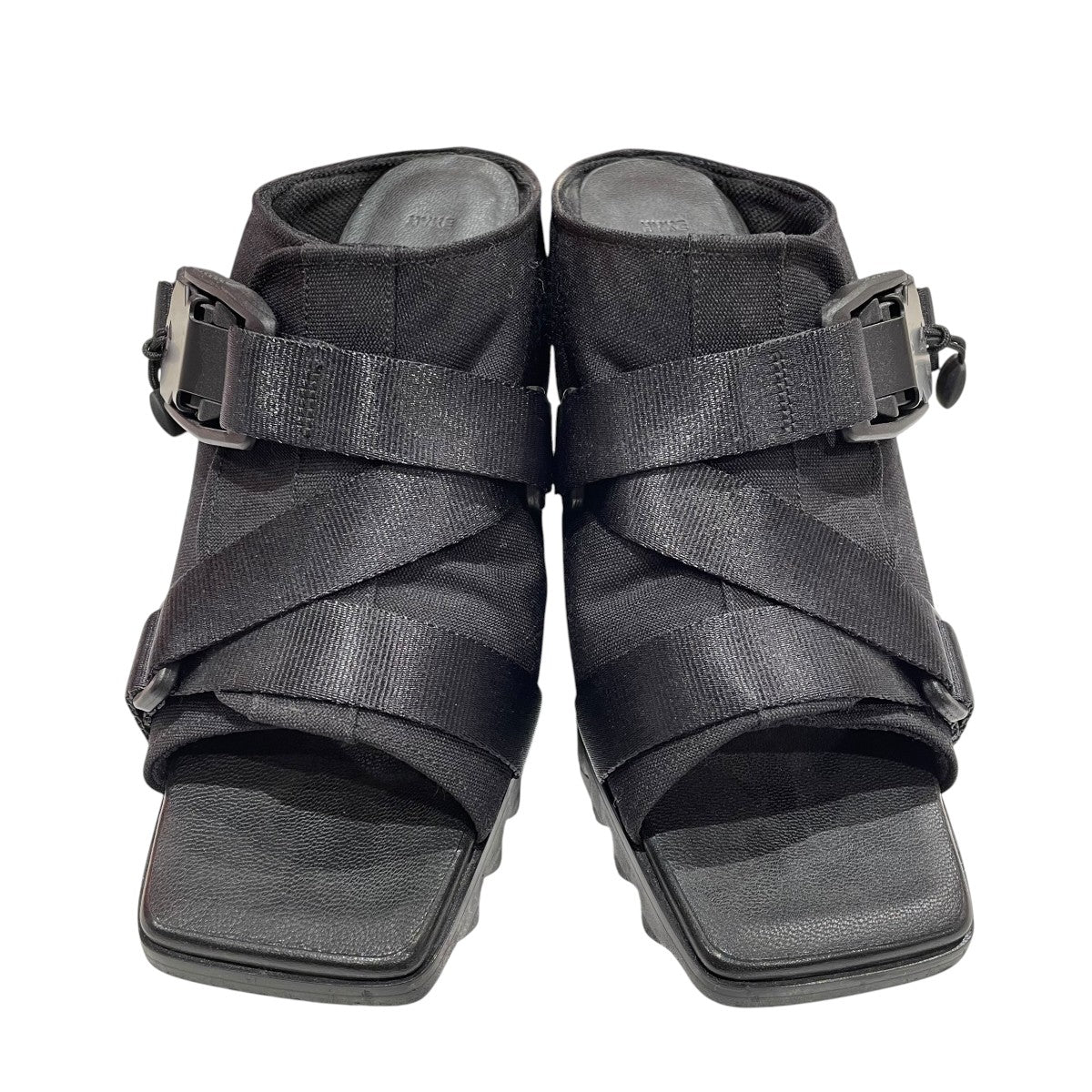 HYKE×TOSHINOSUKE TAKEGAHARA BEAUTIFUL SHOES NYLON MULESストラップサンダル 古着・中古-2枚目のアイテム画像