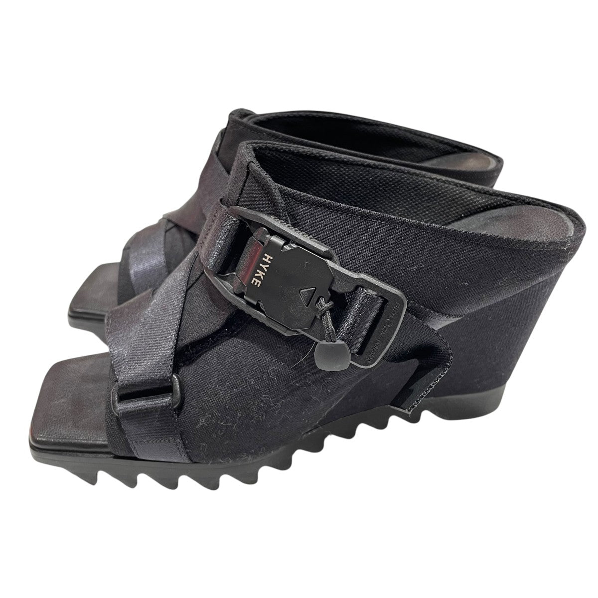 HYKE×TOSHINOSUKE TAKEGAHARA BEAUTIFUL SHOES NYLON MULESストラップサンダル 古着・中古-3枚目のアイテム画像