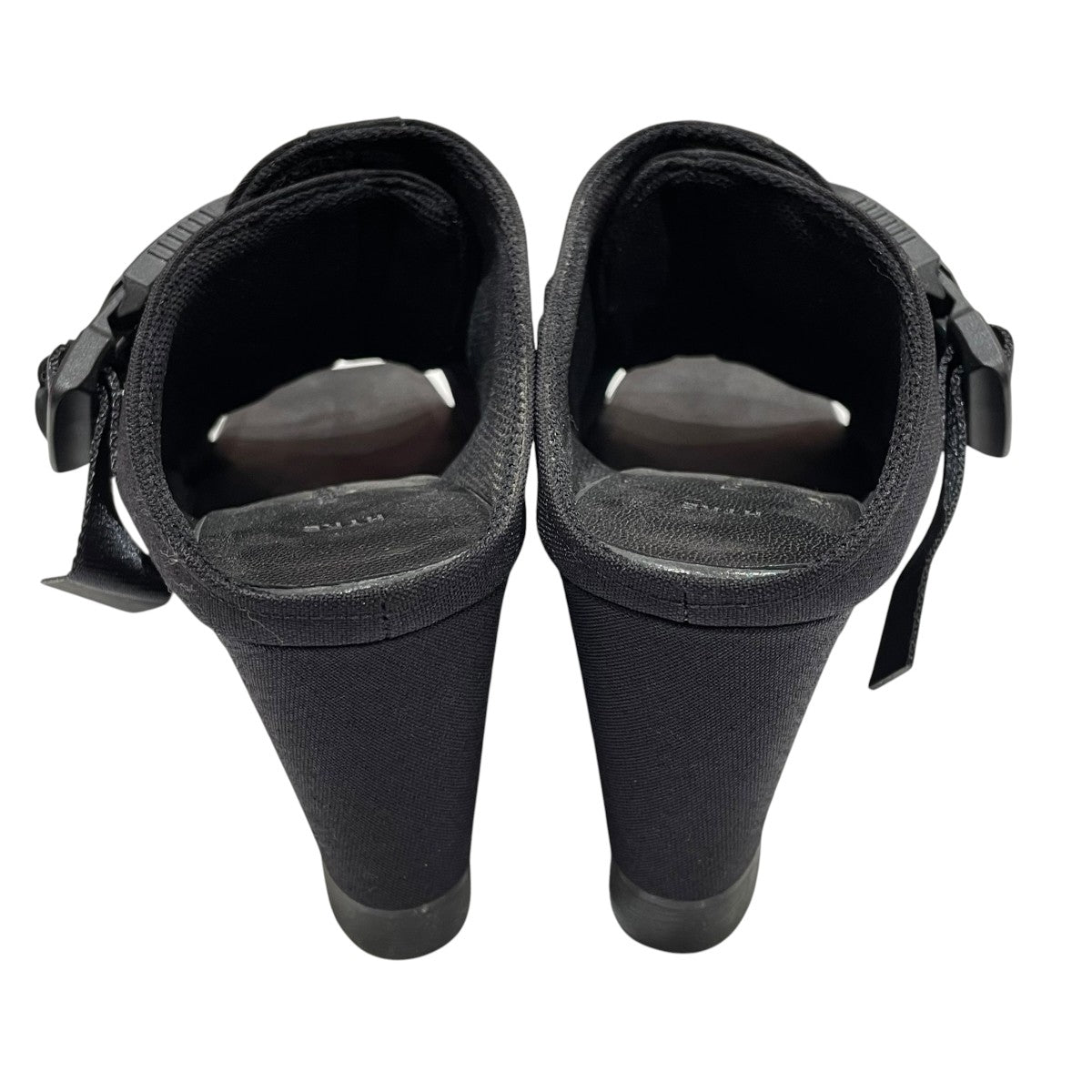 HYKE×TOSHINOSUKE TAKEGAHARA BEAUTIFUL SHOES NYLON MULESストラップサンダル 古着・中古-4枚目のアイテム画像