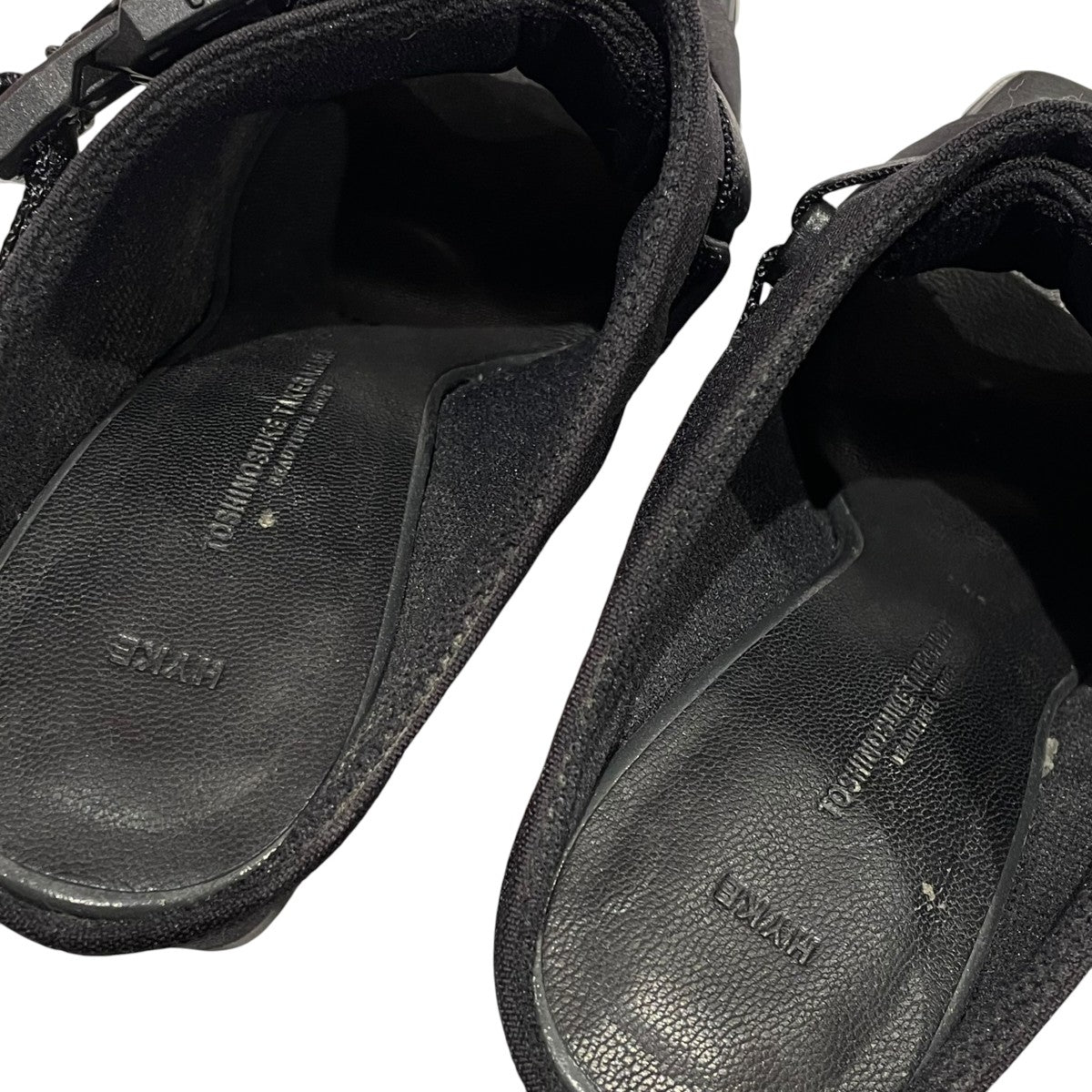 HYKE×TOSHINOSUKE TAKEGAHARA BEAUTIFUL SHOES NYLON MULESストラップサンダル 古着・中古-7枚目のアイテム画像
