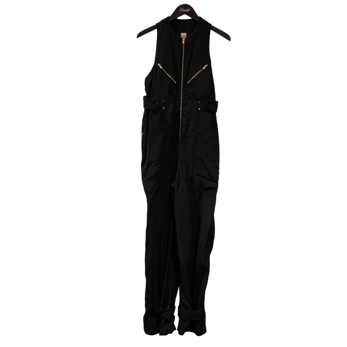 FETICO SLEEVELESS NYLON JUMPSUITSオーバーオールftc222 0801 古着・中古-1枚目のアイテム画像