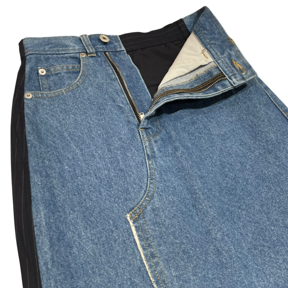 AMERI DENIM DOCKING COMBINE SKIRTデニムスカート0125109720070 古着・中古-3枚目のアイテム画像