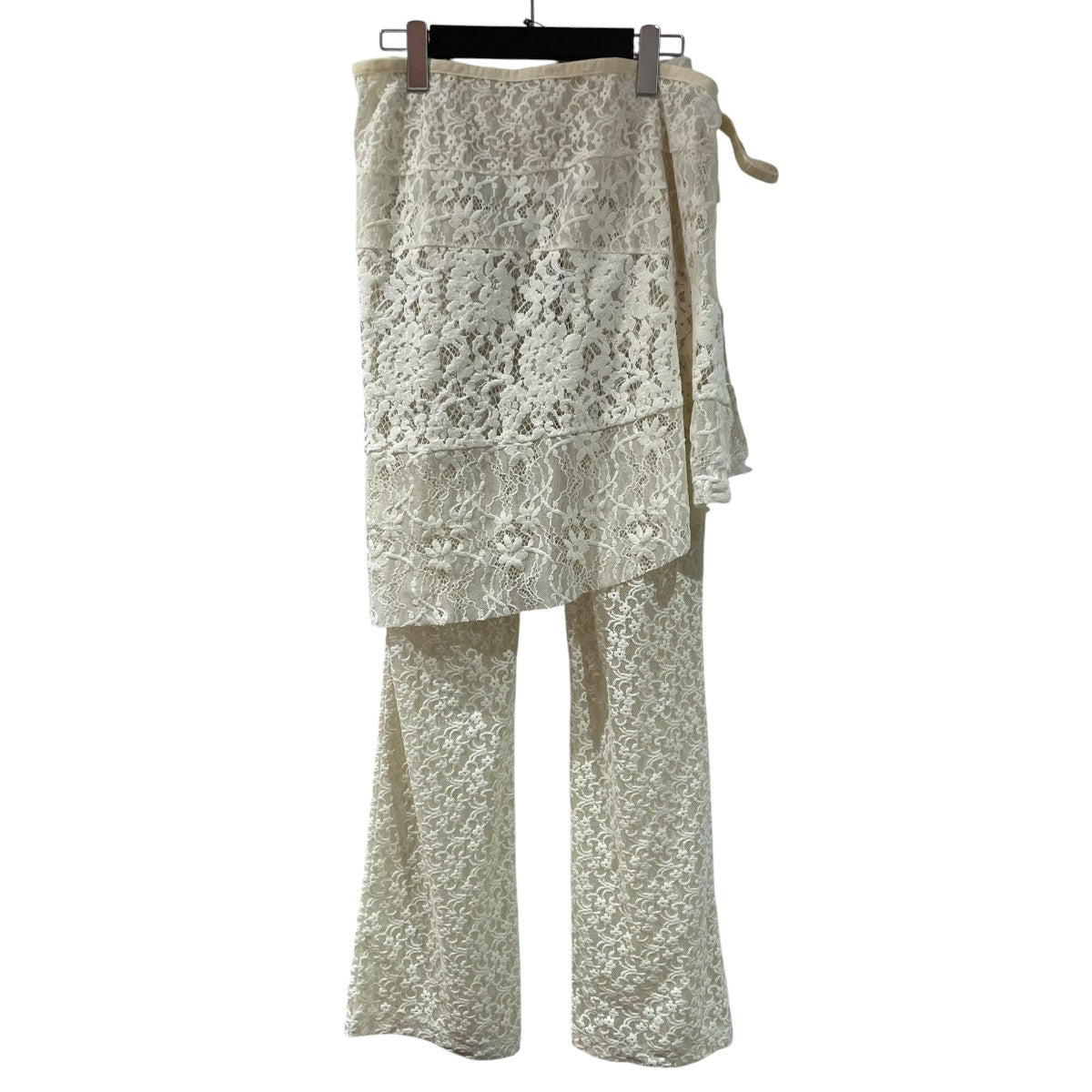 LACE WRAP SKIRT WITH PANTSレイヤードレースパンツ0224208231330