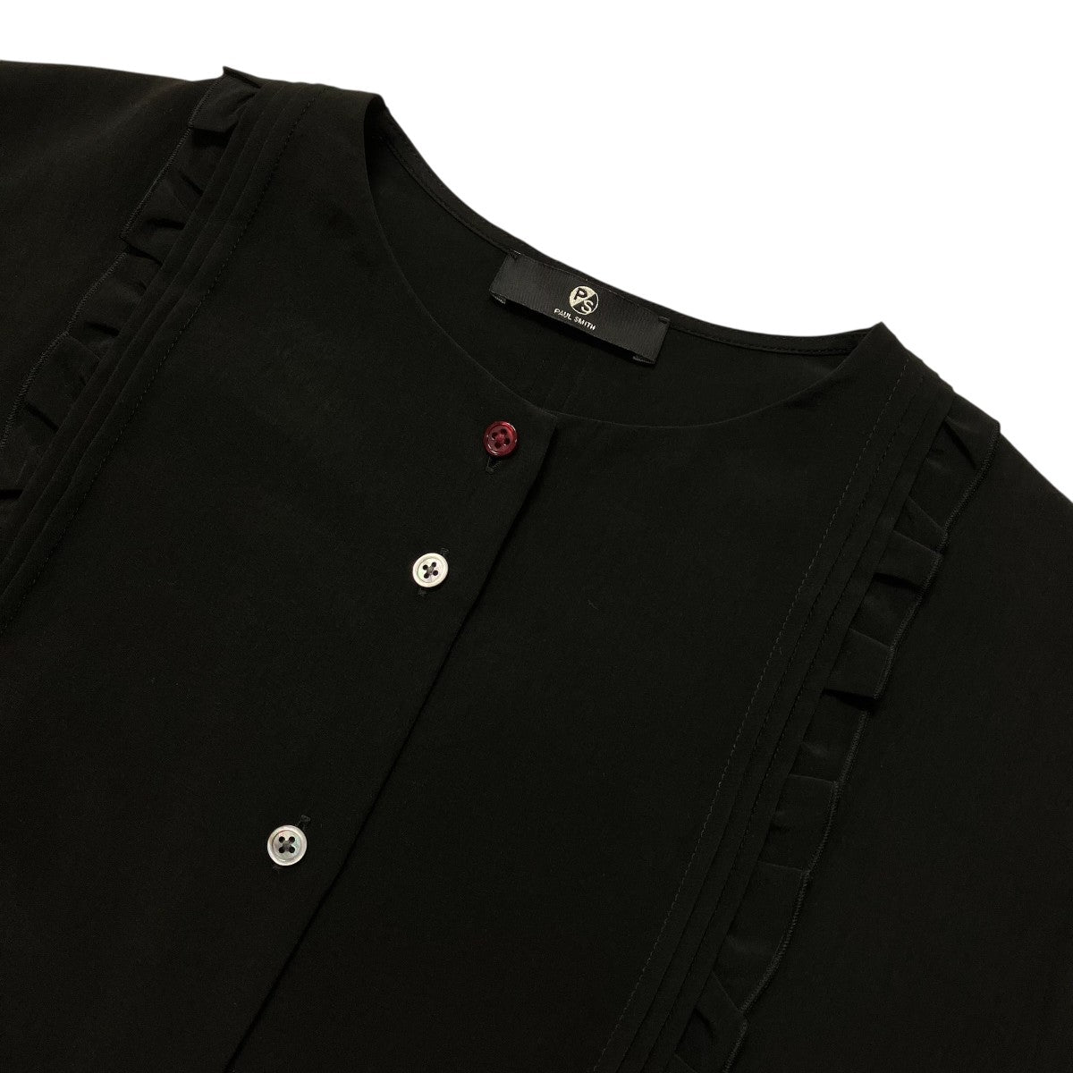 Paul Smith ノーカラーシャツ 古着・中古-3枚目のアイテム画像