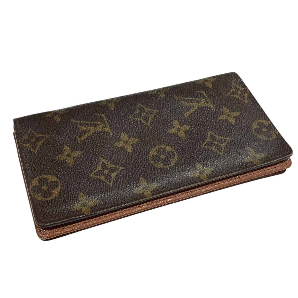 LOUIS VUITTON ポルト・カルト・クレディ・モノグラム・キャンバス長財布T21287 古着・中古-2枚目のアイテム画像