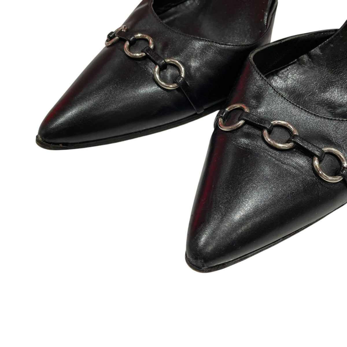 Manolo Blahnik レザーパンプス 古着・中古-5枚目のアイテム画像