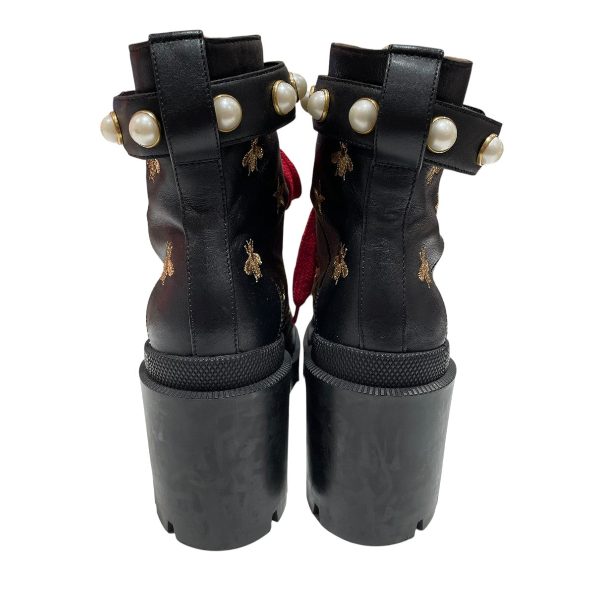 GUCCI レザーブーツ498695 古着・中古-4枚目のアイテム画像