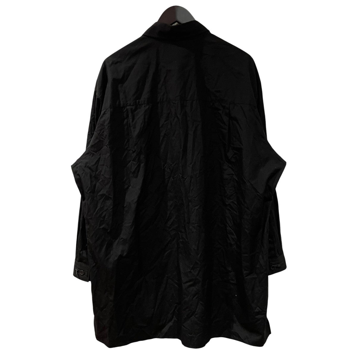 Yohji Yamamoto pour homme 23SSパッチワークZIP衿B長袖シャツHZ-B18-012 古着・中古-2枚目のアイテム画像