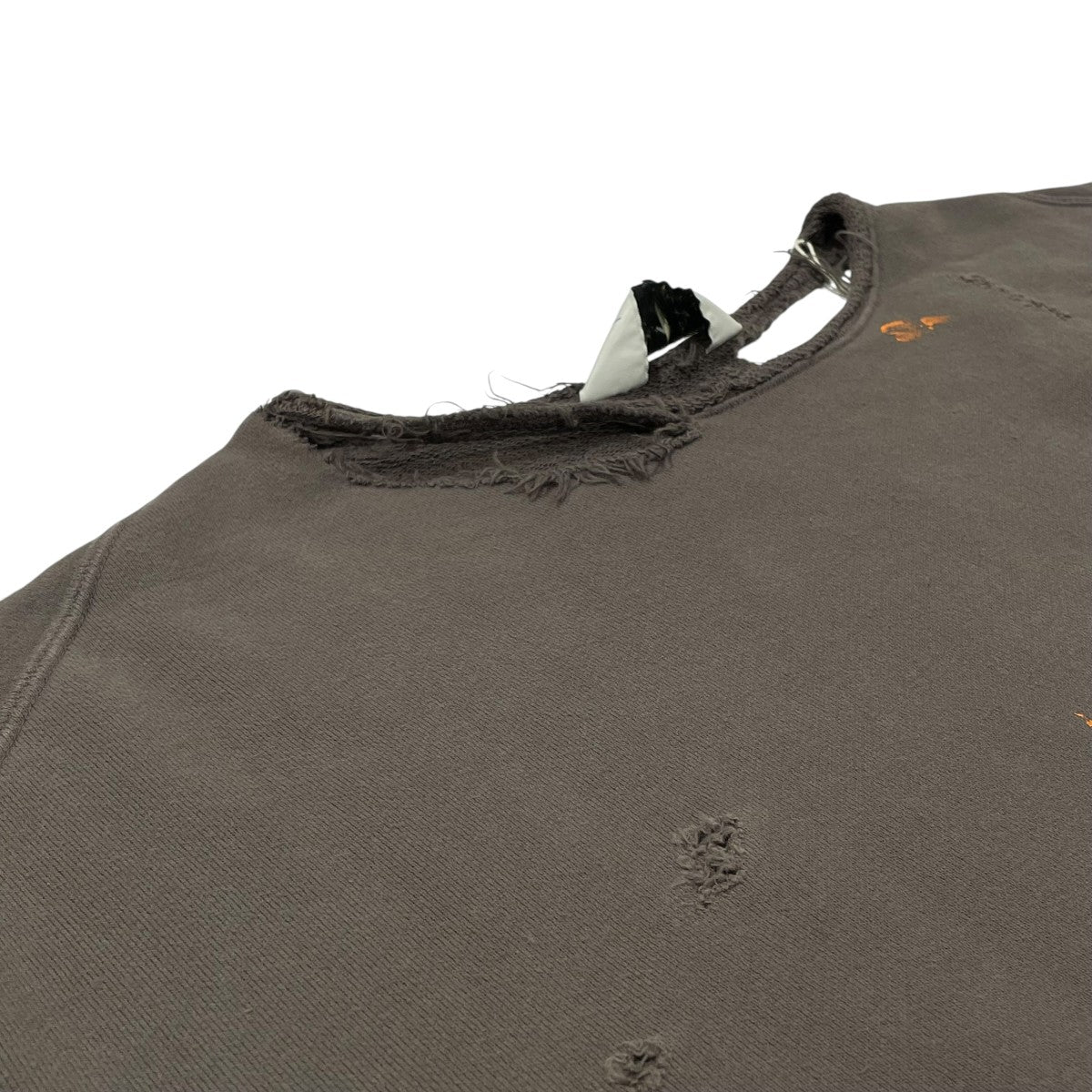 ANCELLM HOODIE CUTOFF CRASH SWEAT SHIRTスウェットANC-CT31 古着・中古-3枚目のアイテム画像