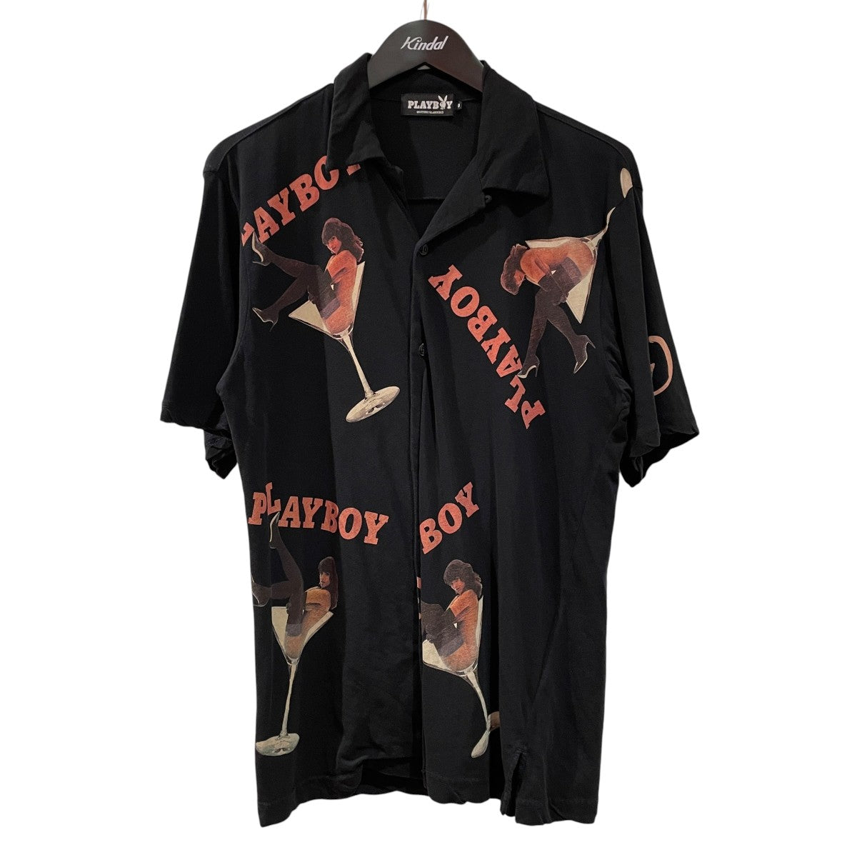 PLAY BOY×Hysteric Glamour 半袖シャツ12201CH01 古着・中古-1枚目のアイテム画像