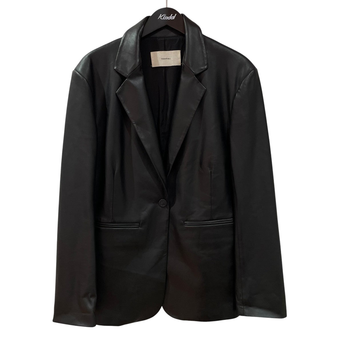 TODAYFUL Ecoleather Tailored Jacketフェイクレザージャケット12410102 古着・中古-1枚目のアイテム画像