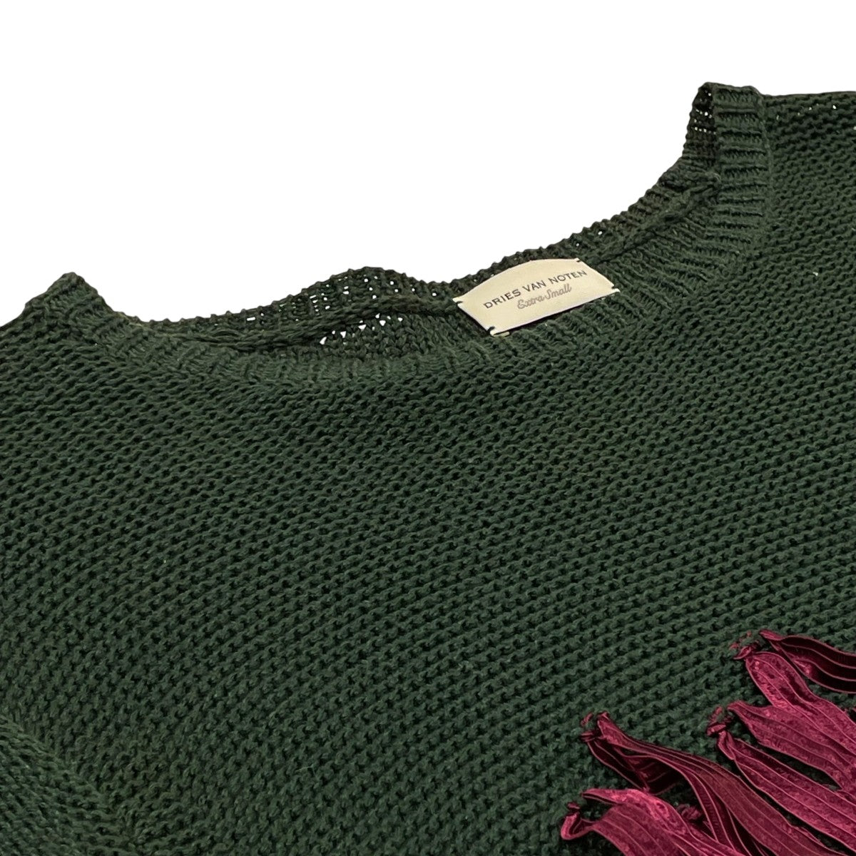 DRIES VAN NOTEN 薄手ニット 古着・中古-3枚目のアイテム画像