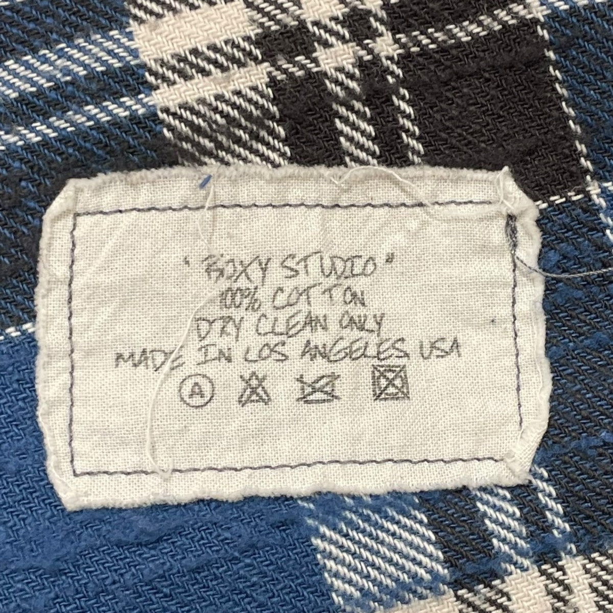 GREG LAUREN(グレッグローレン) ネルシャツ ネイビー サイズ 3｜【公式