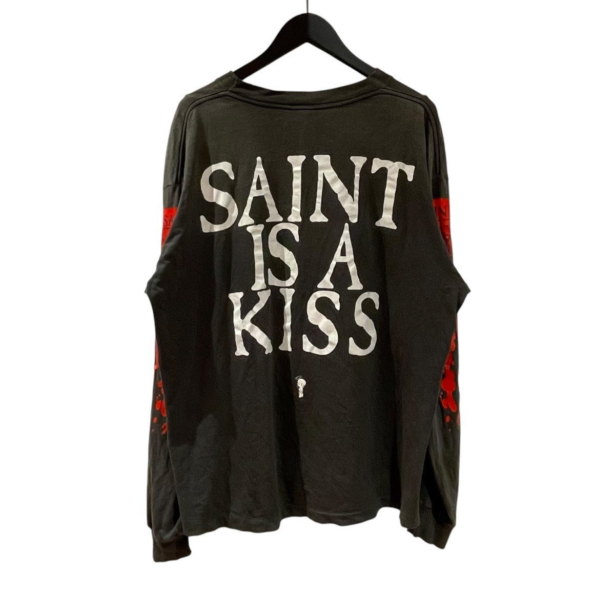 SAINT MICHAEL SAINT IS A KISS LS TEE長袖TシャツSM HR1 0000 028 古着・中古-2枚目のアイテム画像