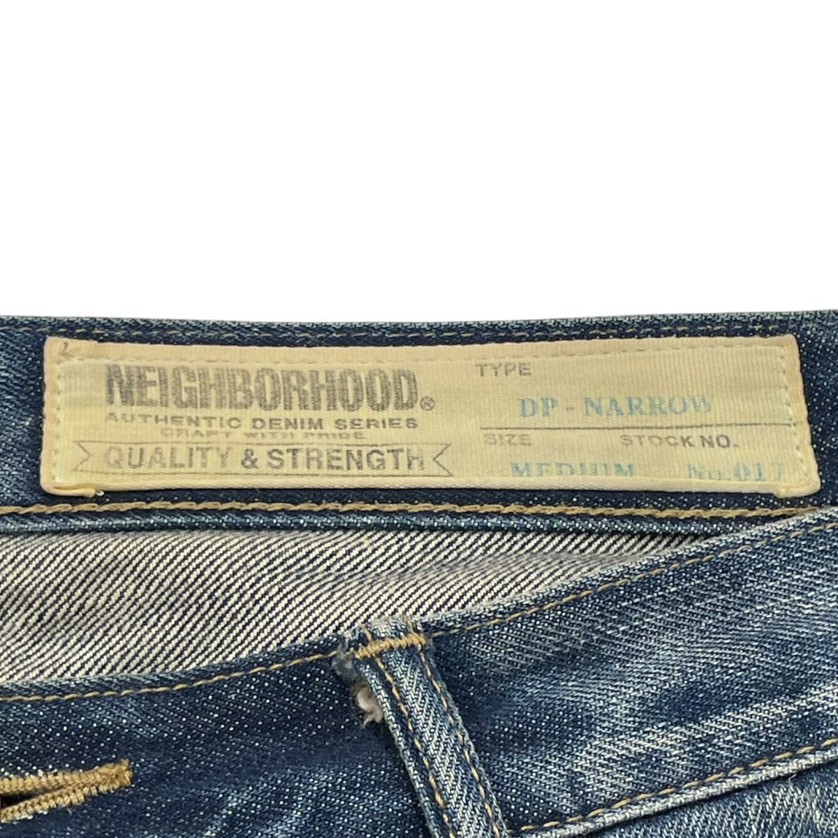 NEIGHBORHOOD 17AWSAVAGE DP NARROWデニムパンツ172NYNH PTM01S 古着・中古-7枚目のアイテム画像