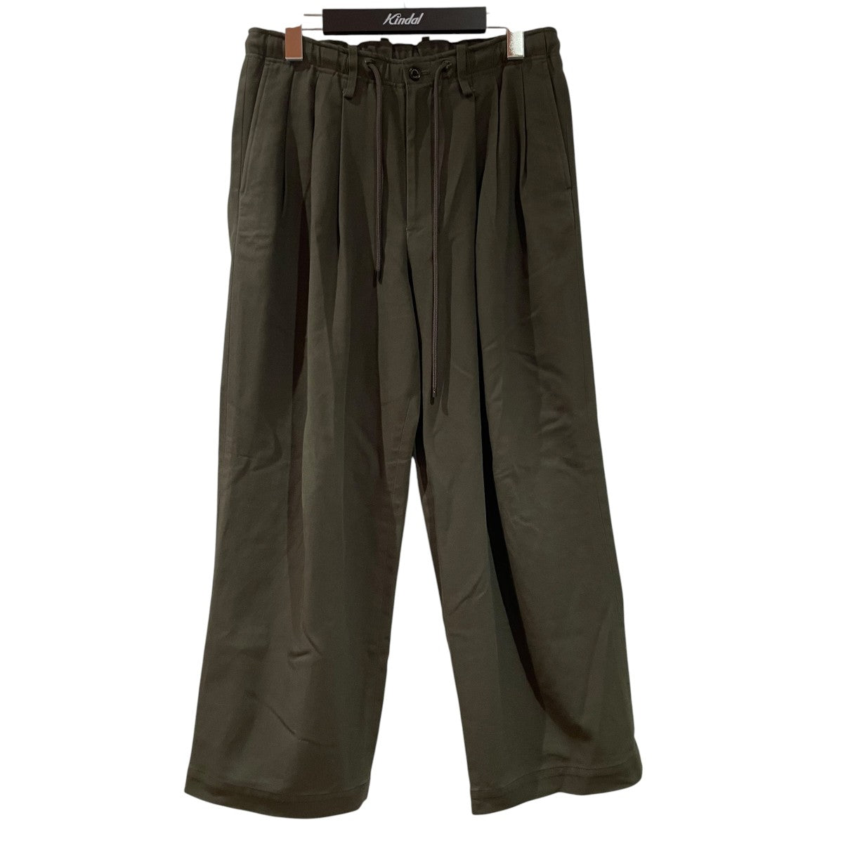 STUDIOUS別注 RIPLE PLEATED EASY TROUSERSタックパンツA25F34PT01C