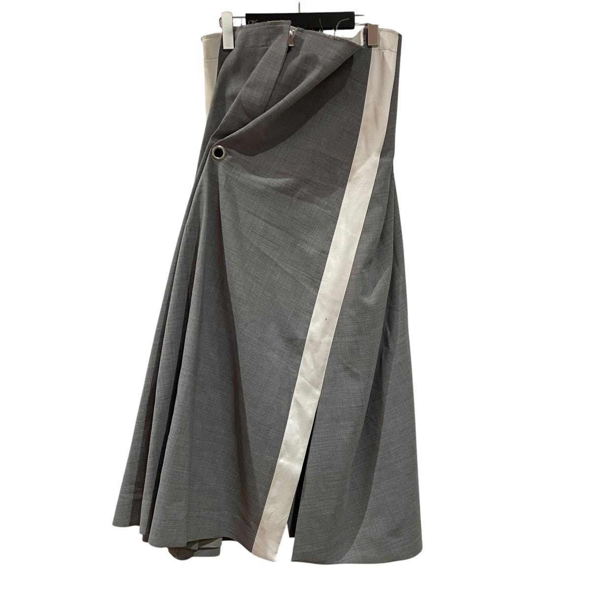 sacai 20SSアシンメトリー ドレープドレスワンピースロングスカート20 05047 古着・中古-2枚目のアイテム画像