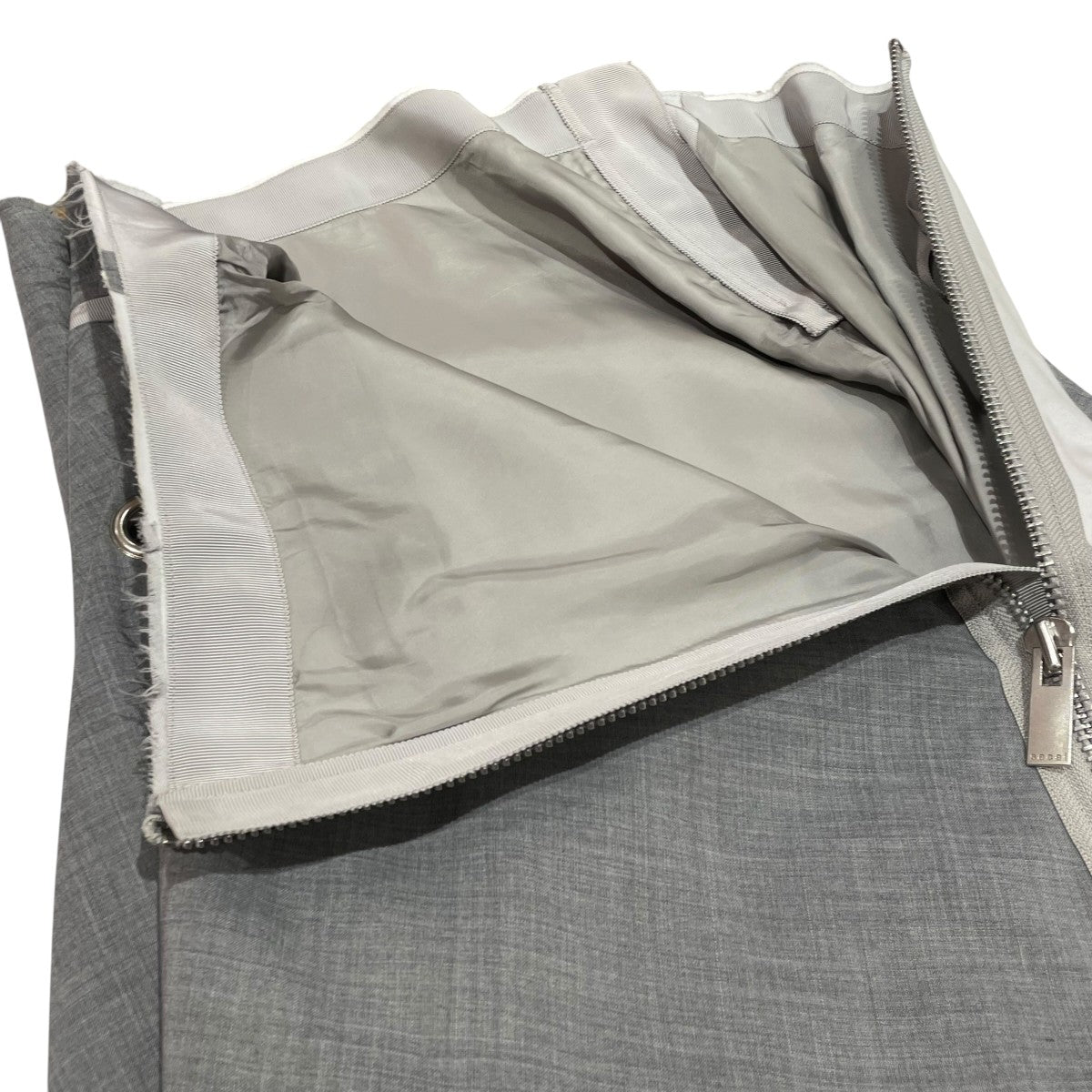 sacai 20SSアシンメトリー ドレープドレスワンピースロングスカート20 05047 古着・中古-3枚目のアイテム画像