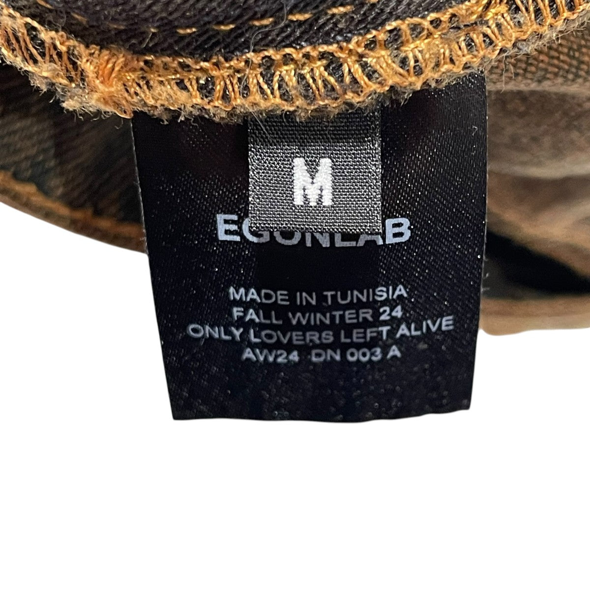 EGONLAB デストロイデニムパンツデニムパンツAW24 DN 003 A 古着・中古-5枚目のアイテム画像
