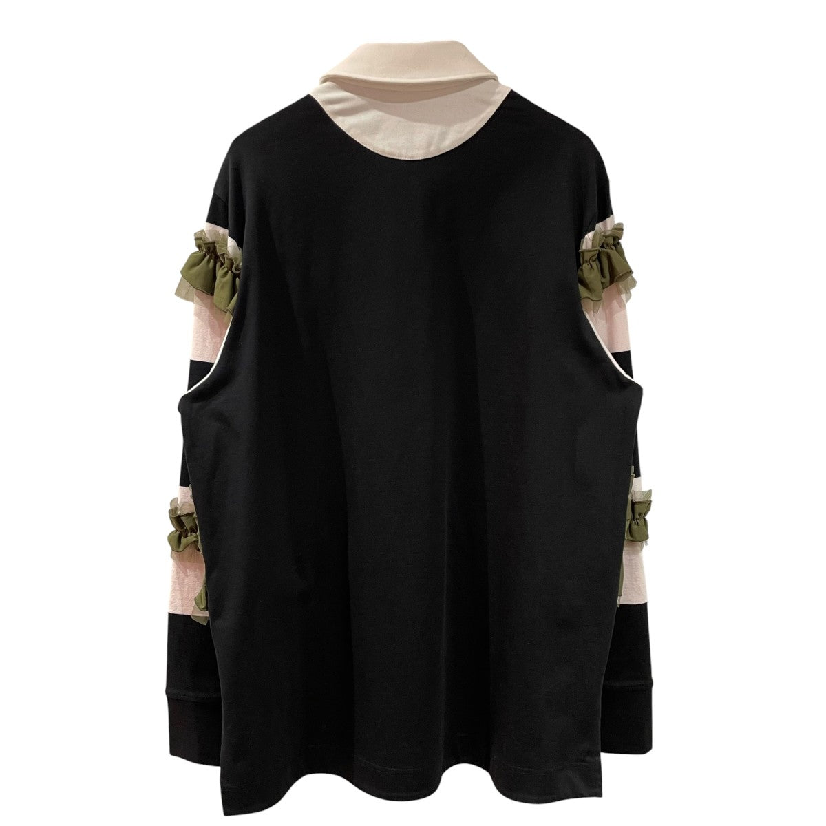 Simone Rocha RUFFLE RUGBY SHIRTポロシャツ967 51840003 古着・中古-2枚目のアイテム画像