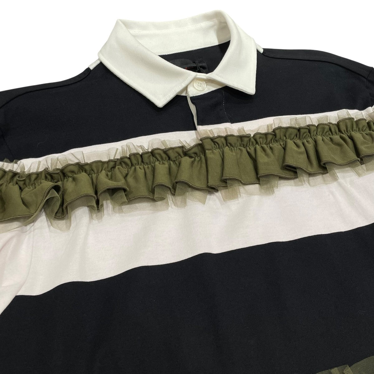 Simone Rocha RUFFLE RUGBY SHIRTポロシャツ967 51840003 古着・中古-3枚目のアイテム画像
