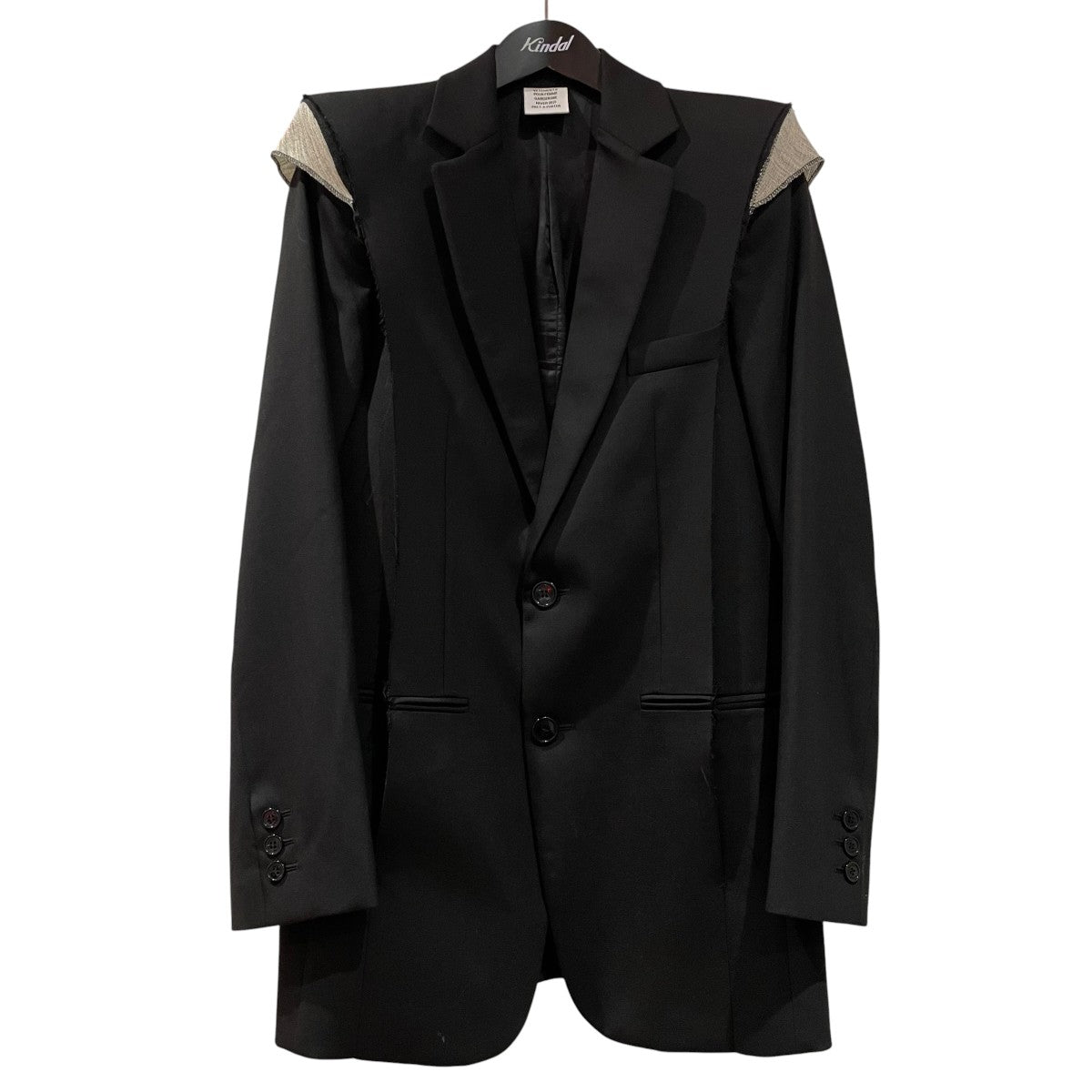 vetement NOTCH LAPEL BLAZERテーラードジャケットWAH21JA021 古着・中古-1枚目のアイテム画像