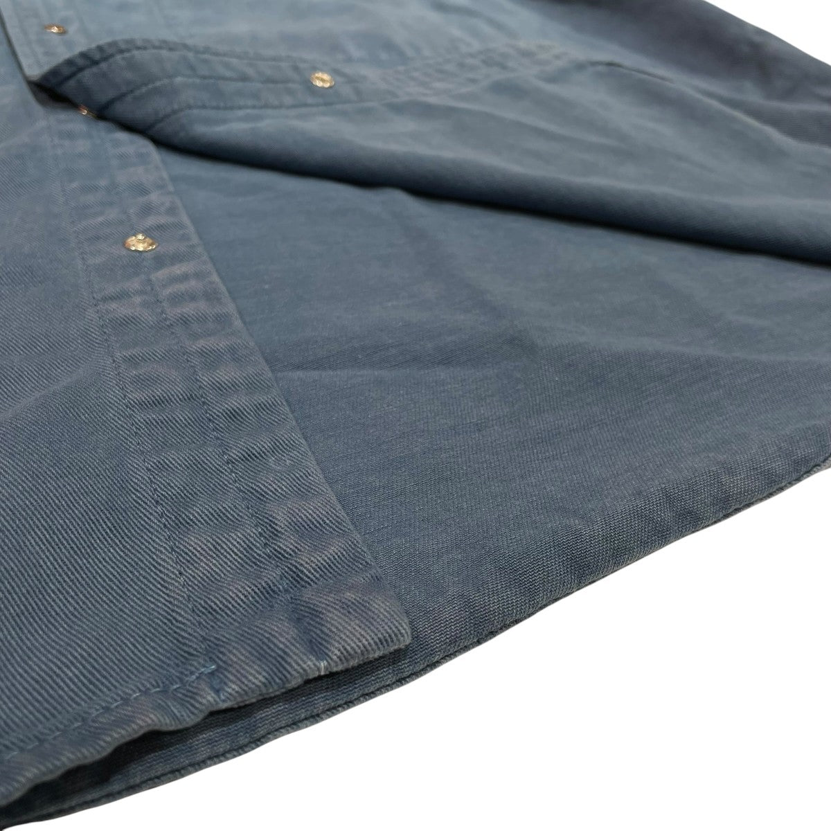 LEMAIRE ガーメントダイコットンデニムシャツ長袖シャツSH1126 LD1027 古着・中古-5枚目のアイテム画像