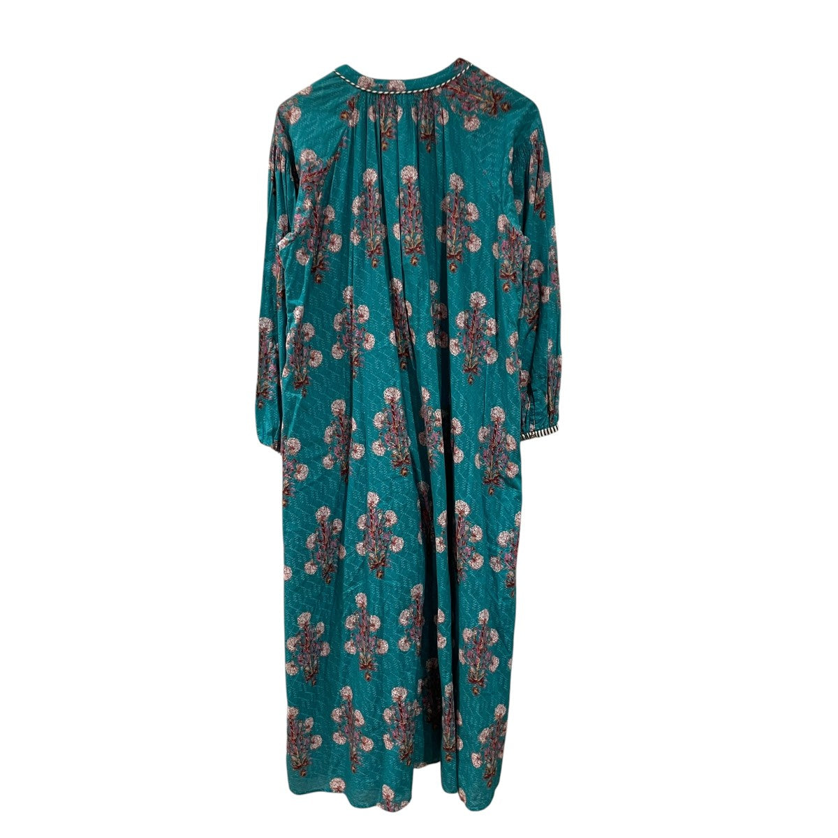 ne quittez pas COTTON JQD MARIGOLD PRINT長袖ワンピース010441GH1 古着・中古-2枚目のアイテム画像