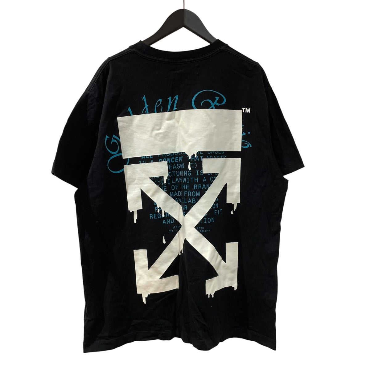 OFFWHITE 半袖TシャツOMAA038R20185005 古着・中古-2枚目のアイテム画像