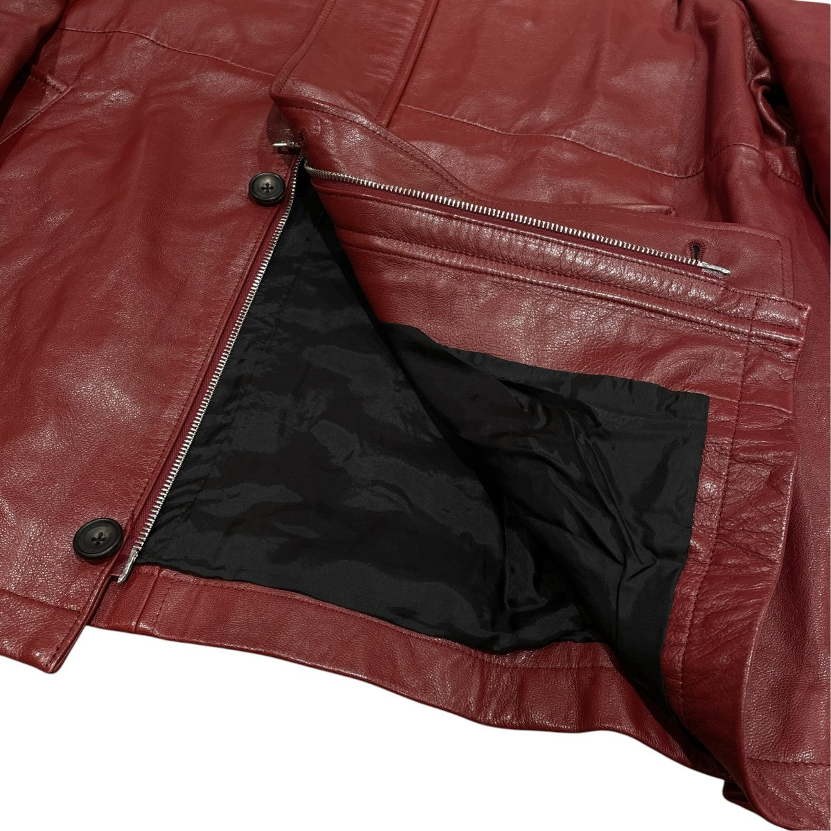 stein LEATHER ZIP JACKETレザージャケットST.622 古着・中古-4枚目のアイテム画像