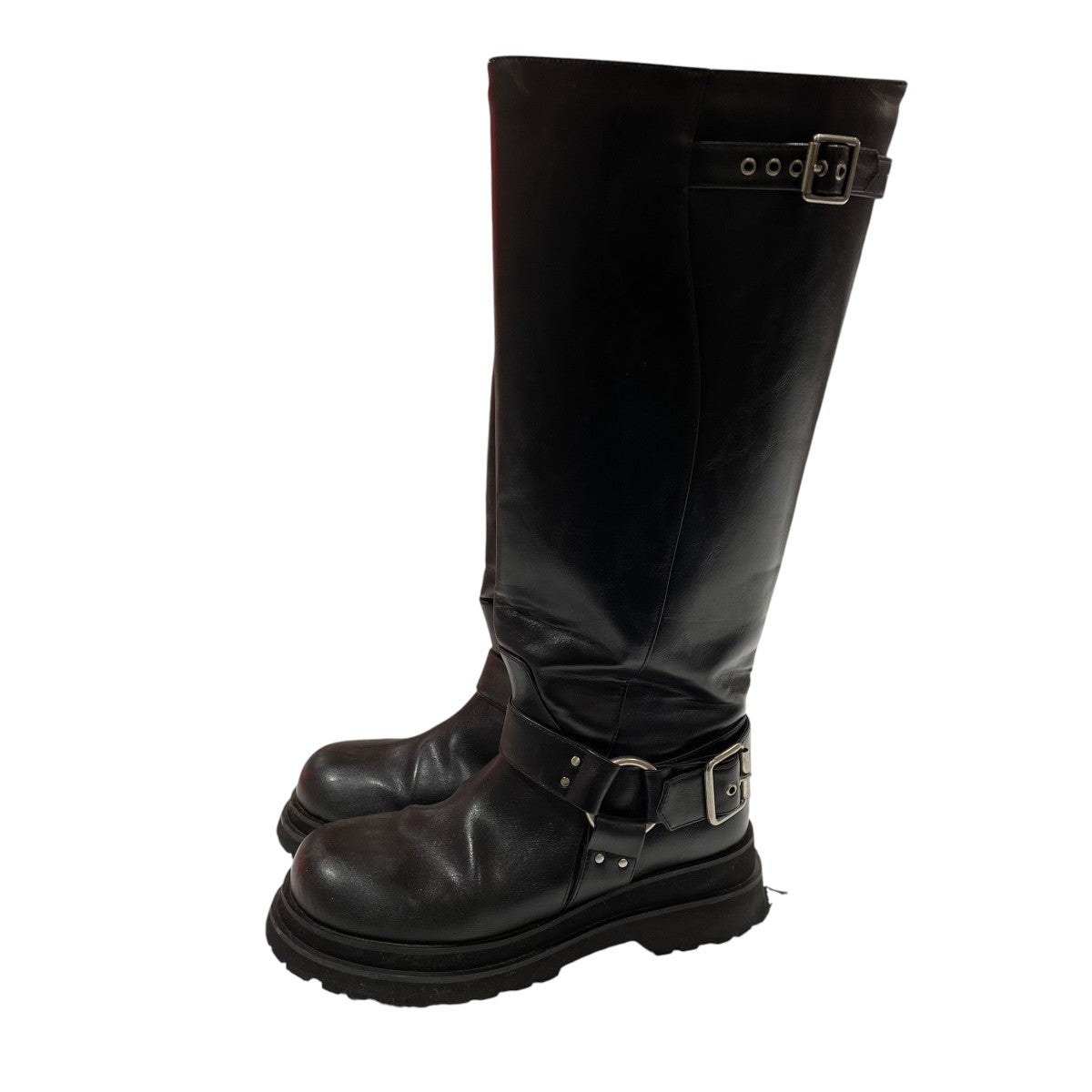 SIDE WAVE BUCKLE LONG BOOTSロングブーツ