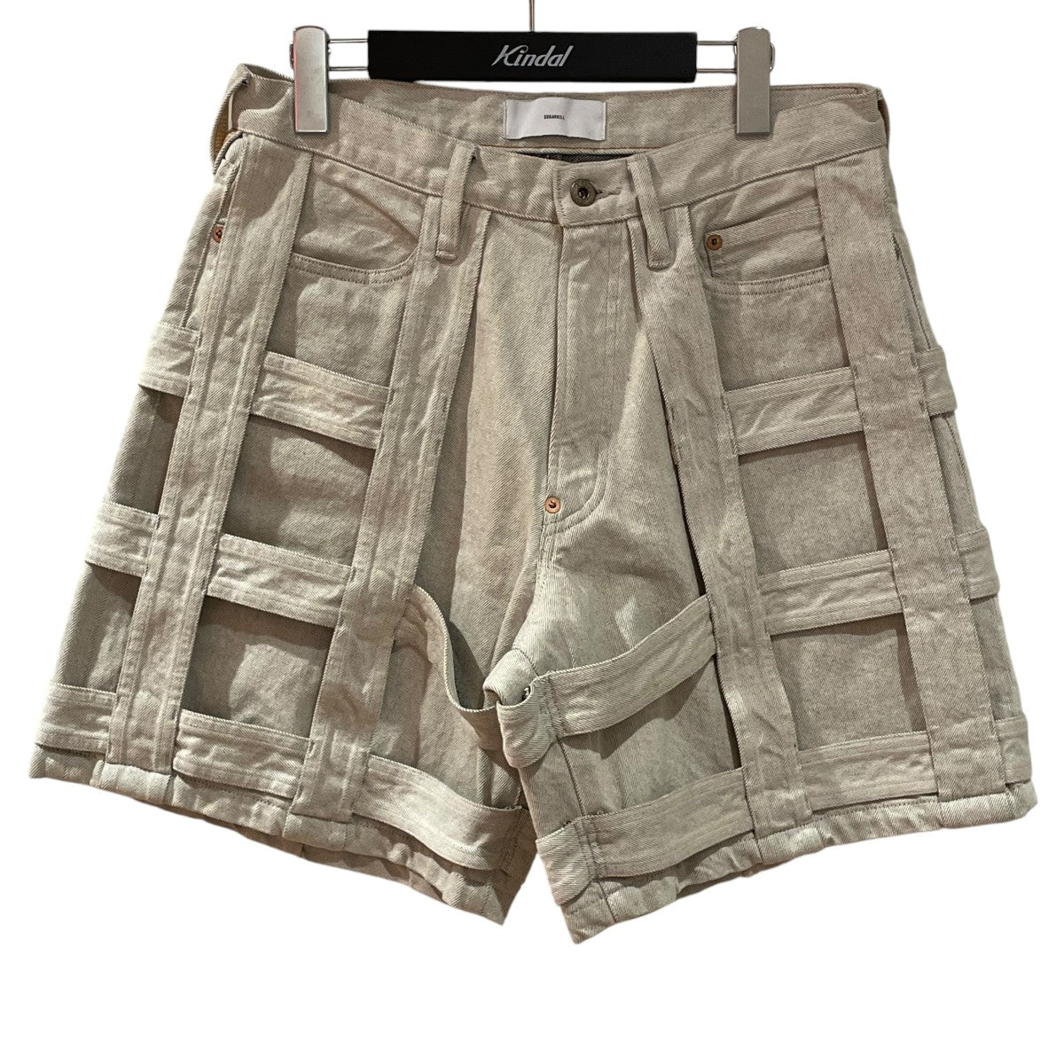 SUGARHILL CAGED DENIM SHORT PANTSデニムパンツ2541000408 古着・中古-1枚目のアイテム画像