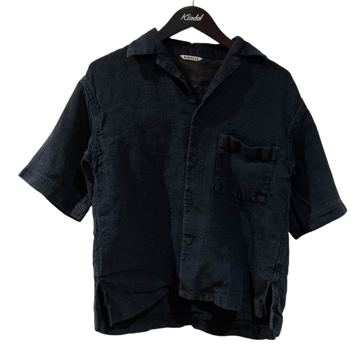 AURALEE 19SSLINEN SILK SUMMER TWEED SHIRTA9SS05LS