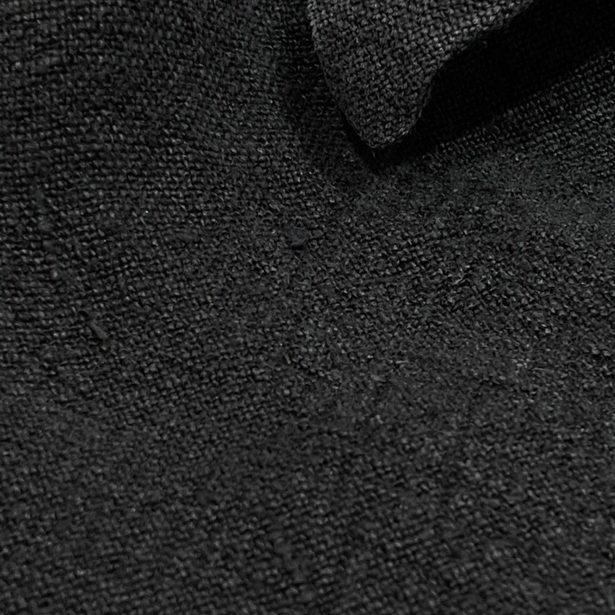 AURALEE 19SSLINEN SILK SUMMER TWEED SHIRT半袖シャツA9SS05LS 古着・中古-7枚目のアイテム画像
