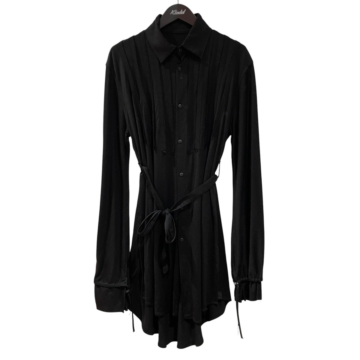kiryuyrik 21AWkiryuyrik FrillShirtsロングシャツKM-HB24-103 古着・中古-1枚目のアイテム画像