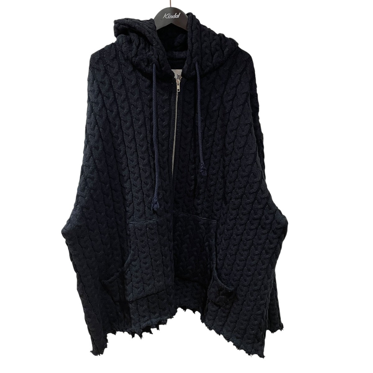 CABLE KNIT ZIP HOODIEニットパーカー