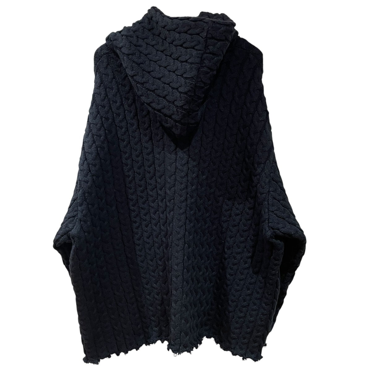 CABLE KNIT ZIP HOODIEニットパーカー