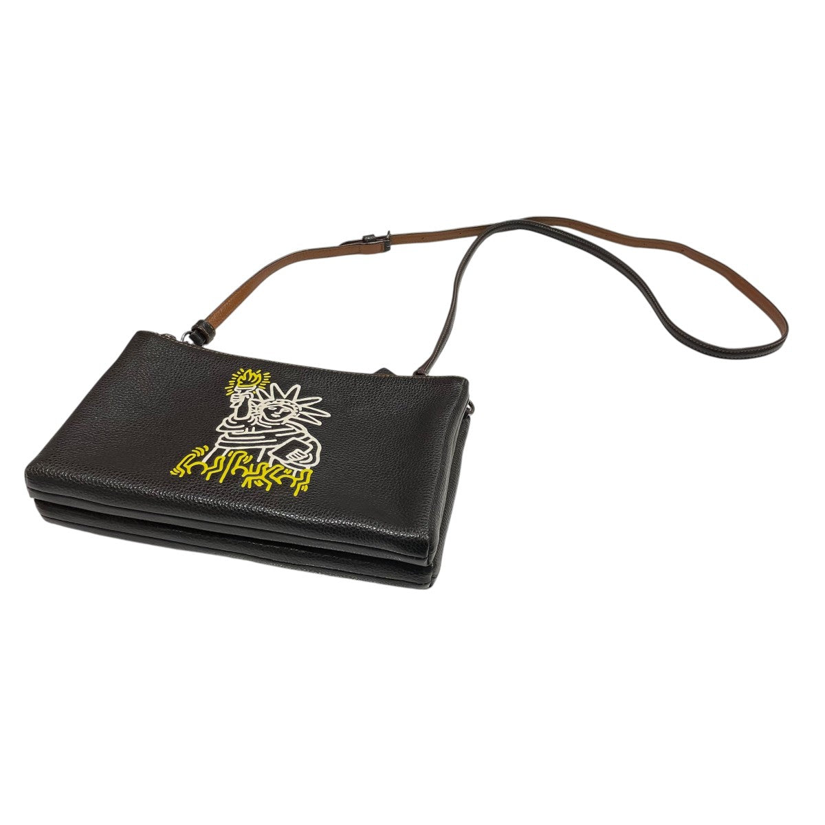 COACH×Keith Haring ショルダーバッグD1732-F11771 古着・中古-1枚目のアイテム画像