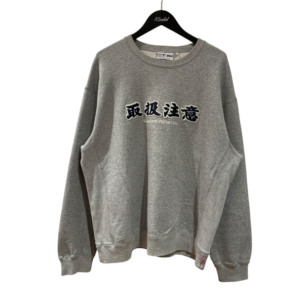 BlackEyePatch(ブラックアイパッチ) スウェット ライトグレー サイズ
