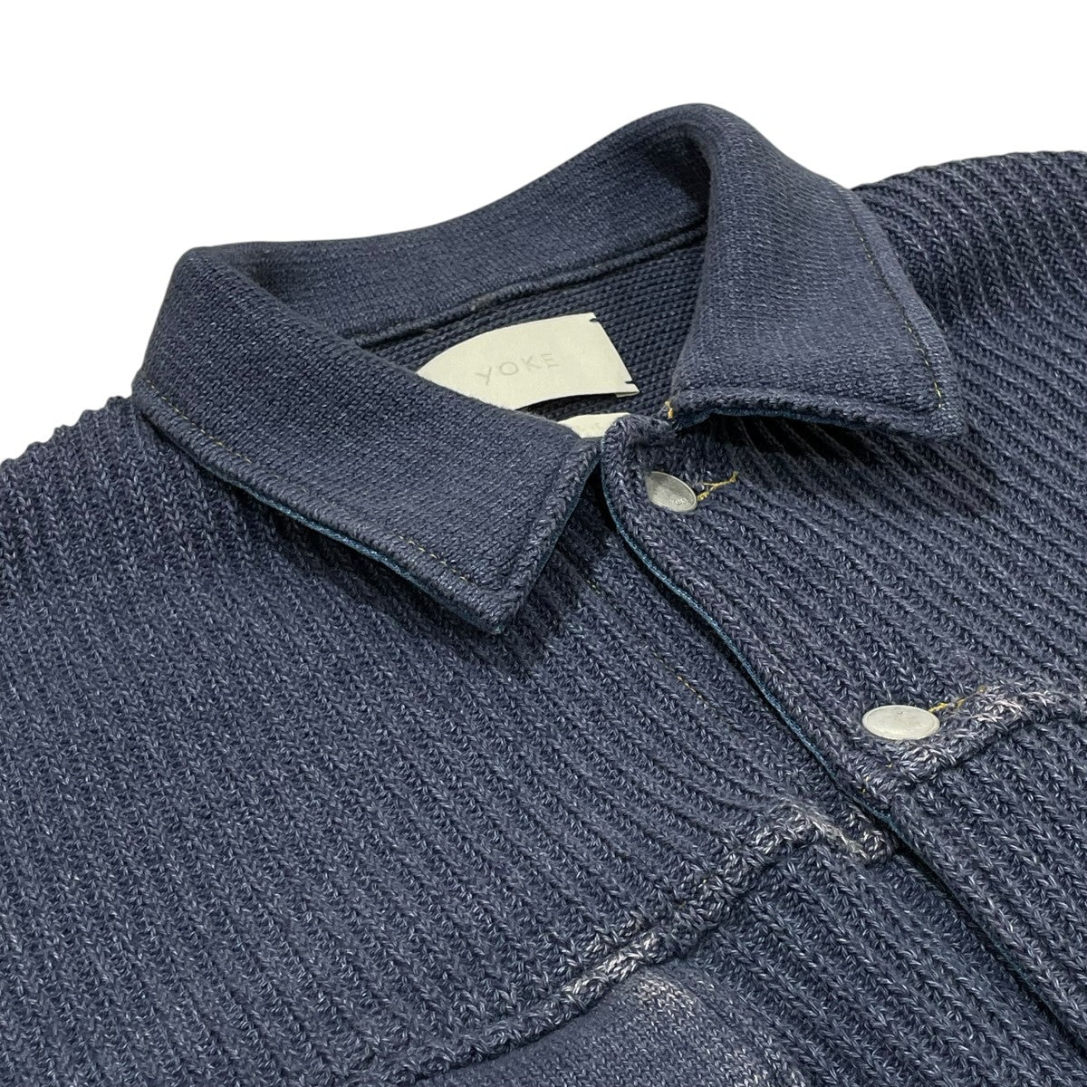 24fw Connected Knit Denim Trucker Jacketカバーオールyk24fw01001s wm